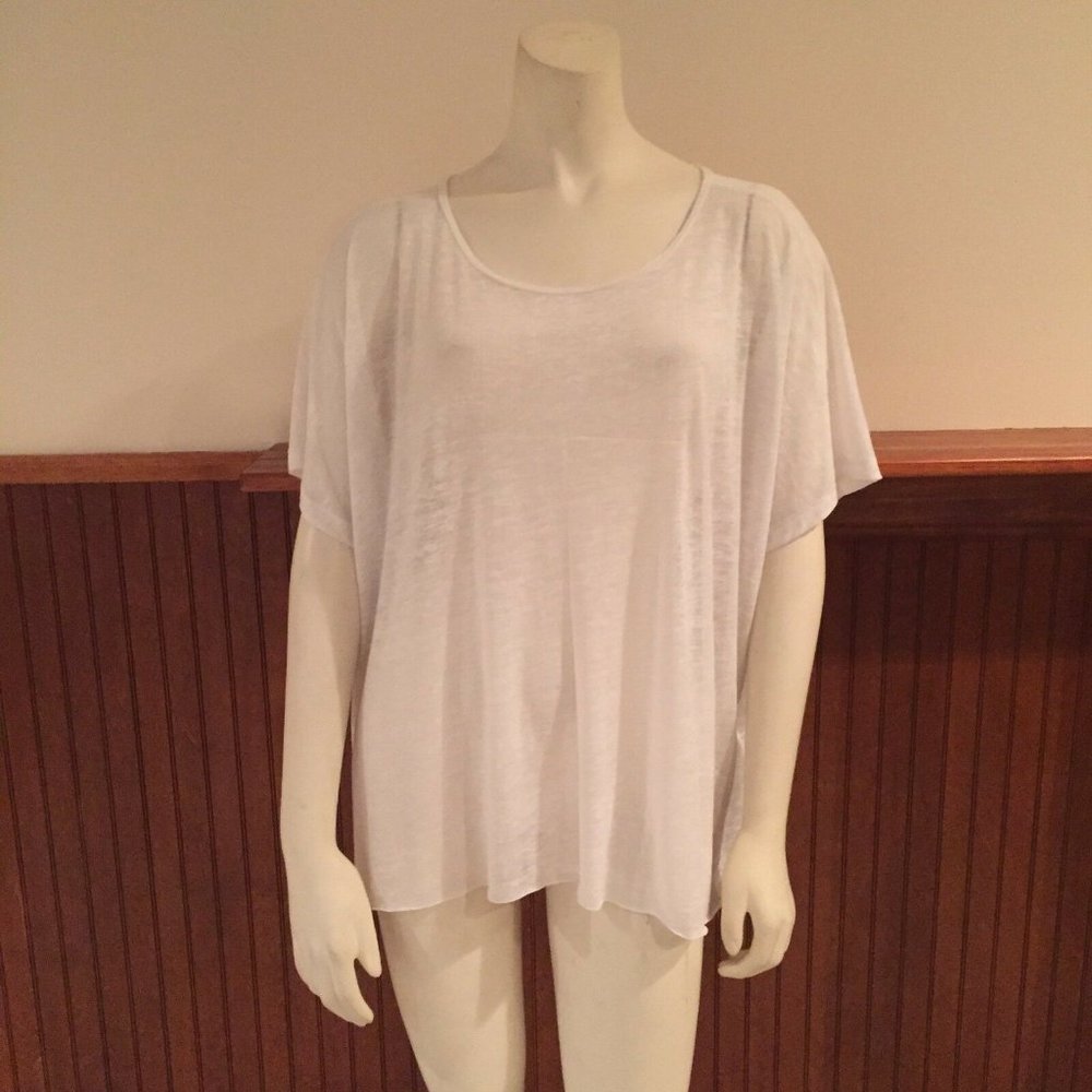 Rag and Bone White Shirt - Size: Small